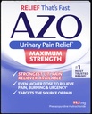 Azo urin smerte relief Max styrke 12 teller tabletter