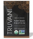 Truvani Vegansk Era Protein pulver | Sjokolade | 20g Organisk Plante Basert Protein | 1 Servering | Keto | Gluten & Dairy Gratis | Lavkarbohydrat | Ingen tilsatt sukker