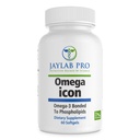 Omega Ikon Antarctic Superba Boost Krill Oil Supplement - Fosfolipid Bound Omega-3 Kosttilskudd, Astaxanthin, støtter hjerte helse, 1000 mg-100% Sporbar fra sjø til hylle