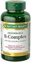 Naturens Bounty Absorberbar B-kompleks med folsyre Plus vitamin C, 100 Softgels