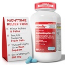 TIME-CAP LABS, INC. Tidlig Acetaminophen PM - Ekstra styrke PM - 400 greve - Sammenlignet med Tylenol PM Extra styrke - smerte lindring PM for en god natt søvn - laget i USA