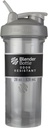 BlenderBottle Shaker flaske Pro-serien Perfekt for proteinshake og pre trening, 28-Ounce, røyk grå