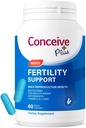 CONCEIVE PLUS Fertilitetsstøtte for menn | Fertilitetstilskudd for menn med sink, vitamin C, E, Selenium | Motilitetsaktivator Multivitamin for Sperm helse og konsept | 60 Caps i 30 dager
