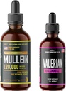 HERBIFY Bundle - Mullein Leaf Extract & Valerian Root Tinktur - Spirituell støtte og nervesystem støtte
