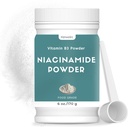 6 oz Niacinamid pulver, 100% ren niacin pulver, Legg til rister, jusser og smoothies for optimal helse