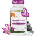 Zahler Inositol Supplement Capsules 1000mg - Mood & nervesystem støtte Supplements for kvinner - Hormon Balance & sunn ovarian funksjon - Kosher, Glutenfri, Dairy Gratis - 120 Count