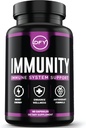 DFY Immune Support Kapsler - med Elderberry Sambucus, Vitamin C, Sambucus Elderberry, Vitamin D3 5000 IU, Sink og Ginger