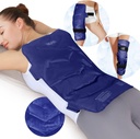 REVIX Stor ispakke for tilbake, 13\" x 21\" Reusable Gel kald pakke for full ryggdeksel, kald kompressor Wrap for skulder, Hip, ben lindring, ideell for tretthet, muskelsorg og daglig gjenoppretting, marine