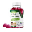 Viteey sink for barn Gummies, 25mg - Immunstøtte for barn og tenåringer - Kraftig naturlig antioksidant, Kids sink vitamin Supplement - Vegansk, Gelatin Gratis, Glutenfri - Tastig Chewable Berry Flavor Gummy