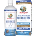 MaryRuths flytende nattetid Multimineral | Ingen Melatonin | Bedtime rutine | Magnesium Citrat | Kalsium | Zink | Vitamin D3| Tilgjengelig i 4 Flavor - Vegan | Sukkerfri | Glutenfri | 15.22 Oz