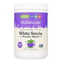 NuNaturals Hvit Stevia pulver blanding, Plantebasert sukker substituert, null calorie søtning, 12 oz