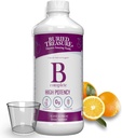 Buried Treasure B Complete - Flytende vitamin B kompleks med MethylCobalamin B12 & MetylFolat B9, Biotin, B1, B2, B3, B5, B6, Flytende & sukker-fri, kvinner og menn, Dose Cup for måling