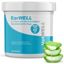 Earwell by Vetwell Hund Øre Tørker - Otic Cleaning Wipes for infeksjoner og kontroll øredobb i Kjæledyr - 100 greve