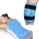 REVIX Full rygg ispakke for skadeskader Reusable Stor Gel Ice Wrap for ryggsmerter Relief og XL Knee Ice Pack Wrap rundt hele kne etter kirurgi