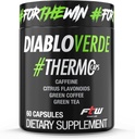 Diablo Verde Thermo Caps - 395 mg Koffein, Citrus, Grønn Kaffe, Grønn Te - 60 kapsler, 60 serveringer
