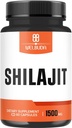 Extract 5:1 Shilajit Supplement 1500mg - Støtter for immunsystem, energiproduksjon, hjerne helse og total velvære - 60 kapsler