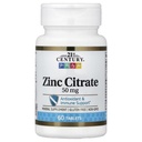 21st Century HealthCare Sink Citrat tabletter 50 mg, 60 greve