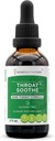 Throat Soothe alkohol-fri ekstrakt, høy potens urtedråper, Tinktur laget av tinktur, lakrium, slipperi Elm, Marshmallow, Sage, Echinacea, Elderberry. Sore Throat Formula 2 oz