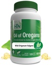 Olje av Oregano 120 Mini-Softgels | Wild Harvested  European Europeisk 40:1 Origanum Vulgare Ekvivalent med 600 mg Oregano i Extra Jomfru Olive Olje | Ikke-GMO Glutenfri | ved helse Thru næring (pakke av 120)
