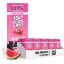 Ernæringsdesign LPS flytende kollagen & Whey Protein Supplement - ikke-GMO drikke, sukkerfri - fremmer sunn hud og hår for menn og kvinner, vannmelon, enkelt servere (100 pakker)