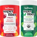 Bellway Super Fiber pulver + frukt, bringebær sitron Super Fiber + Grønn