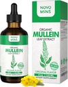 Mullein Leaf Tinktur - Lung Cleanse - Vegan Lung Detox - Respiratorisk helse og immunstøtte Dråper - Naturlig Supplement flytende ekstrakt 4 fl.oz. Klorofyll