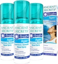 ANIENT SECRETS Saline Nasal Spray - puste igjen Hypertonic Seawater Nasal Spray, Allergy & Sinus Relief, Nasal Congestion Moisturizer, 3.38 Fl Oz (Pack of 3)