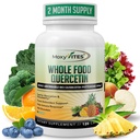 MoxyVites Quercetin med Bromelain 500mg Supplement - Bioactive Phytosom Complex, ren organisk hele mat sesongen støtte, antioksidant, 20X Absorpsjon og biotilgjengelighet-120 Caps