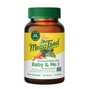MegaFood Baby & Me 2 Prenatal Multi Minis - Prenatal Vitaminer for kvinner med Choline & Methyl Folate - Glutenfri, Vegetarisk, Pre Natal Multivitamin for kvinner - 120 Minis Tabletter, 30 Serveringer