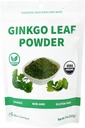 Chérie Sweet Heart Organic Ginkgo Biloba Leaf pulver, Fyller gratis, Ingen GMOs, Vegansk Vennlig (8 Ounce)