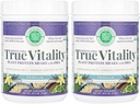 Grønne matvarer True Vitality Plant Protein Shake, Vanilla, 25.2 Ounce (pakke med 2)