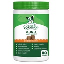 Grønner Hunde Kosttilskudd 8-i-1 Multi-Benefit Kylling Flavor, 15,5 oz. Container, 80 greve