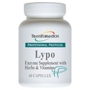 Transformasjon Enzymer Lypo Enzyme Supplement med urter og vitaminer for digestiv helse, 60 Caps