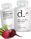Beet Root Supplements - Overordnet Vitalitet og energi Kosttilskudd for kvinner og menn med organisk svart pepper pulver & beet Root pulver - 120 organiske piller per flaske