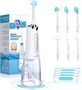 DR.SHARK Cordless Nasal Irrigation System, Elektrisk Netting Pot for Sinus, Nese Cleaner, Sinus Cleaner Machine, 5 Modes Nasal rengjøring Machine