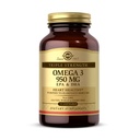 Solgar Triple Styrke Omega 3 950 mg - 50 Softgels - Støtter Joint & Skin Health - Ikke-GMO, Glutenfri, Dairy Free - 50 Services