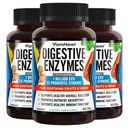 FarmHaven Digestive Enzymer med 18 Probiotika og urter | Papaya, Bromelain, Protease og mer for Laktose Absorpsjon og bedre Digestion | Hjelper Bloating, Gass, Blondiner | Vegetarisk, 180 Kapsler