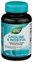 Naturens måte Choline & Inositol, støtter hjernens helse og celleenergi*, 500 mg Choline & 500 mg Inositol per 2-kapsel porsjon, Glutenfri, 100 kapsler (pakke May Vary)