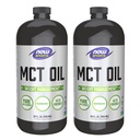 Nå Matvarer MCT-olje, 32 Ounce (pakke av 2) (pakning kan variere)