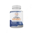 Labs NeuroGro Naturlig Hjerne Supplement for voksne, 60 kapsler - Nutritious blanding av Bacopa Monnieri, Ginkgo biloba, Melissa Officinalis & Citicolin for hjerne fokus og minne