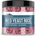 Earthborn Elements Red Yest Rice 200 Kapsler, ren og ufortynnet, Ingen tilsetningsmidler
