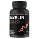 Myelin Caps, Brain Health Supplement, Fokus Supplement & Hjerne Helse med alfastørrelse, minne og kognitiv funksjonsstøtte, Glutenfri, Ikke-GMO (90 kapsler)