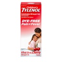 Tylenol flytende oral suspensjon smertefri & feber Reduser med acetaminophen, Aspirin-, Ibuprofen-, høy fructose Corn Syrup- & Dye-Free, Cherry, 4 Fl. Oz