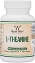 L-Theanine 200mg dobbel styrke - Støtter helse søvnrespons og avslapning - 120 kapsler (treparts testet, glutenfri, vegansk) by Double Wood