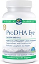 Nordic Naturals ProDHA Eye - Fiskeolje, 360 mg EPA, 845 mg DHA, 20 mg Floraglo Lutein, 4 mg Zeaxanthin, støtte for nevrologisk funksjon og langsiktig øyehelse*, 60 myk geler