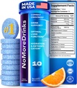 NoMoreDrinks Anti-alkohol craving Supplement | Liver Detox & Combat Cravings | Energistøtte alkohol Erstatning Drikke | Organisk Melk Thistle Supplement & Dandelion Root & 5HTP | (10) Energipiller