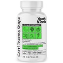 Ungdom & Tonic Thermogenic Supplement 30 kapsler som avansert kosthold støtte for energimetabolisme Fokus for menn og kvinner med koffein kromium glucomannan Guarana Hoodia Gordonii