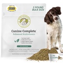 Wholistic Pet Organics Canine Complete - Hunde Multivitamin Powder - 2 Lb - Daglige Hundevitaminer og kosttilskudd for hjemmelaget mat - Immunsystem, hud, Coat & Total Helse - Små og store avler