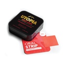 Energi Strips med vitamin B12 & L teanin, naturlig 50 mg koffein for energi øke, tranebær flavor, oral stripe (30 greve)