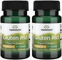 Swanson Gluten Rid med Tolerase G 100 mg 90 Veg Caps (2 Pakke)